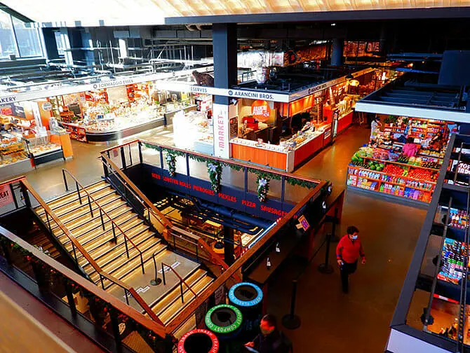 Quoi faire à Lower East Side - Intérieur de l'Essex Market