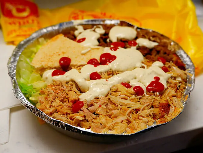 La Street Food à New York - Halal Guys