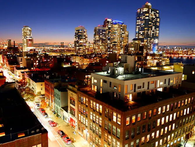 Que faire à Williamsburg - Rooftop en soirée