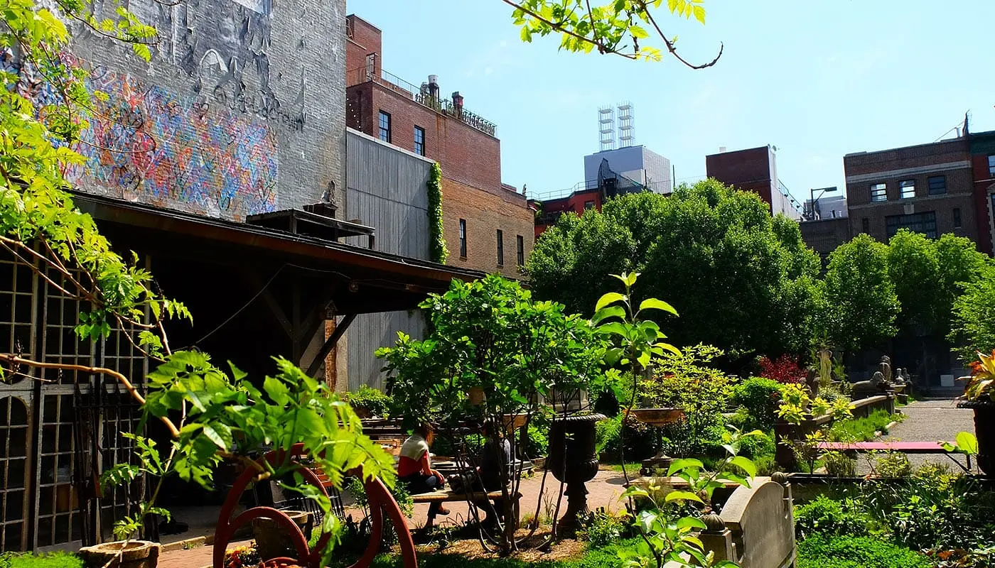 Les parcs &agrave; New York - Elizabeth Street Garden
