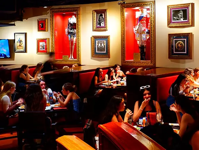 Restaurants à Thème à New York - intérieur Hard Rock Cafe