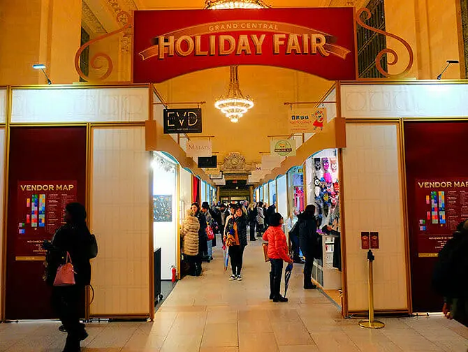 Marches de Noel a New York - Grand Central