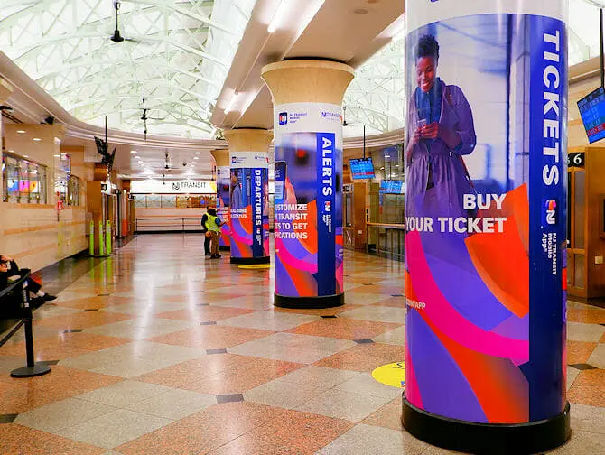 Penn Station à New York - NJ Transit