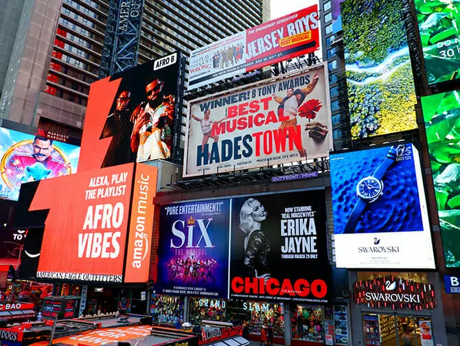 New York pour les non anglophones - Broadway