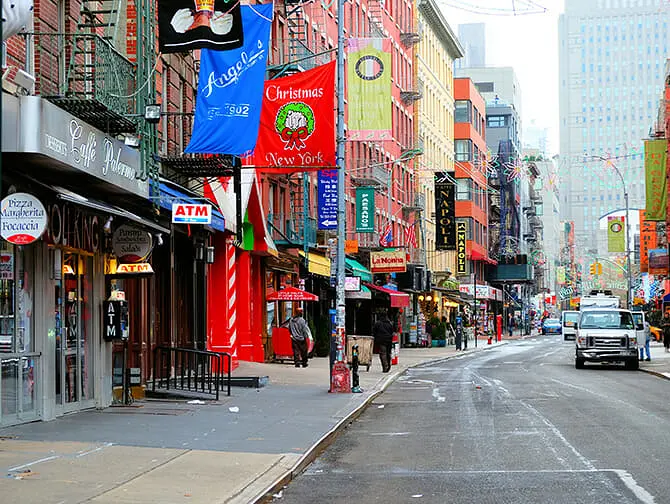 Visite guid&eacute;e de New York avec guide fran&ccedil;ais - Little Italy