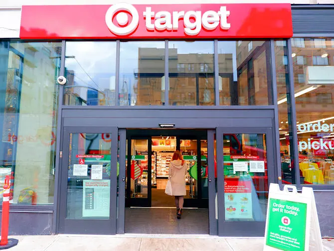 Supermarchés à New York - Extérieur Target à New York