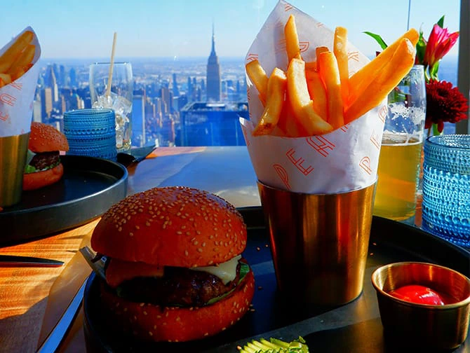 Les meilleurs hamburgers de New York - Burger de chez Peak