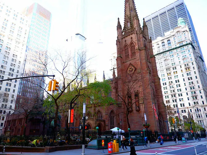 Visite guidée Hamilton à New York - Trinity Church