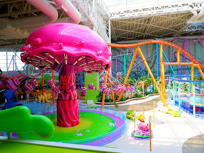 American Dream Mall pres de New York Nickelodeon