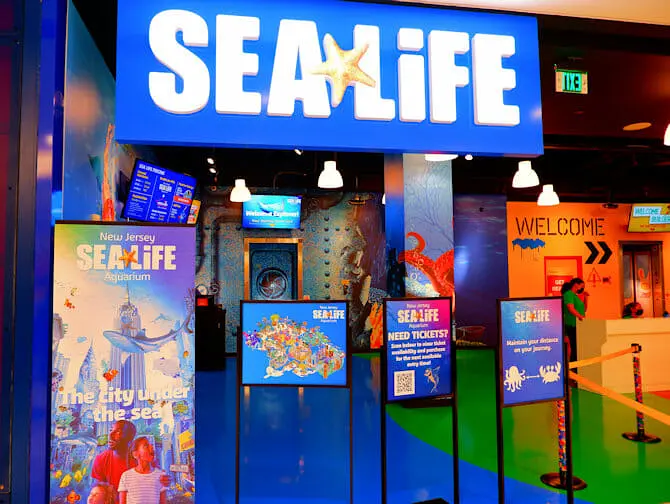 American Dream Mall pres de New York SEA LIFE Aquarium