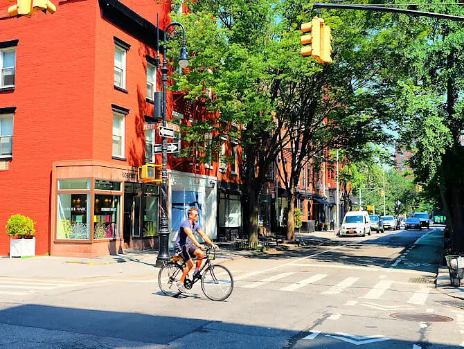 Manhattan a New York Greenwich Village