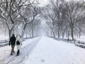 Neige a New York