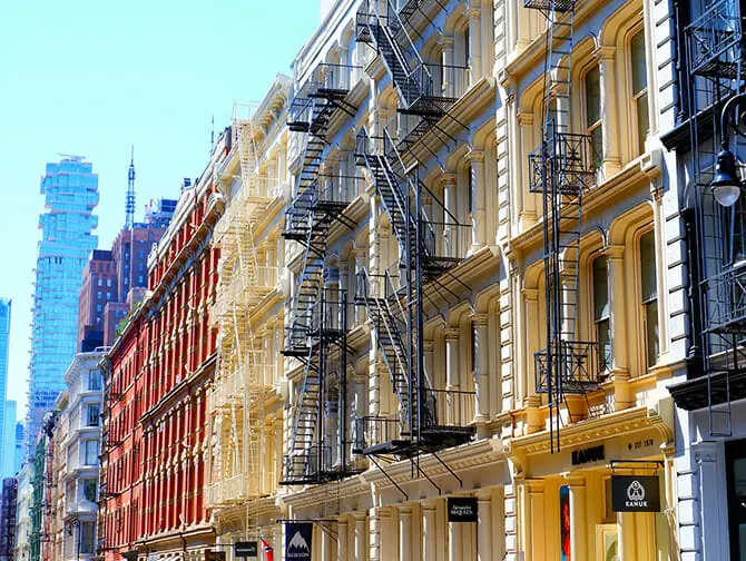 Itin&eacute;raires pi&eacute;tons &agrave; New York - Greenwich SoHo Chinatown Little Italy