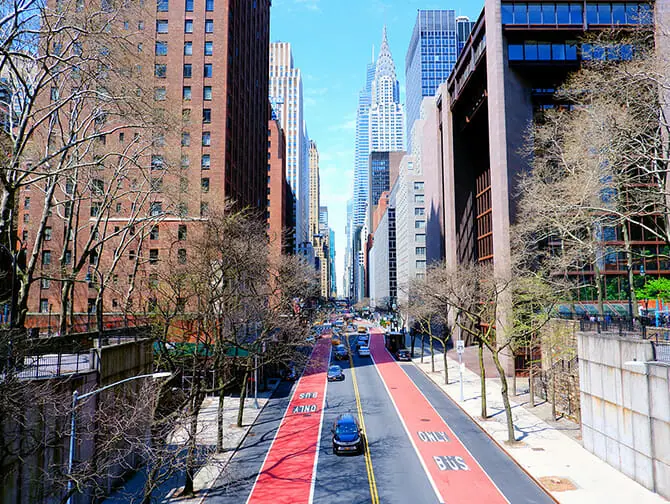 Itin&eacute;raires pi&eacute;tons &agrave; New York - Midtown &ndash; Tudor City