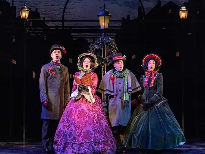 A Sherlock Carol à Broadway - acteurs