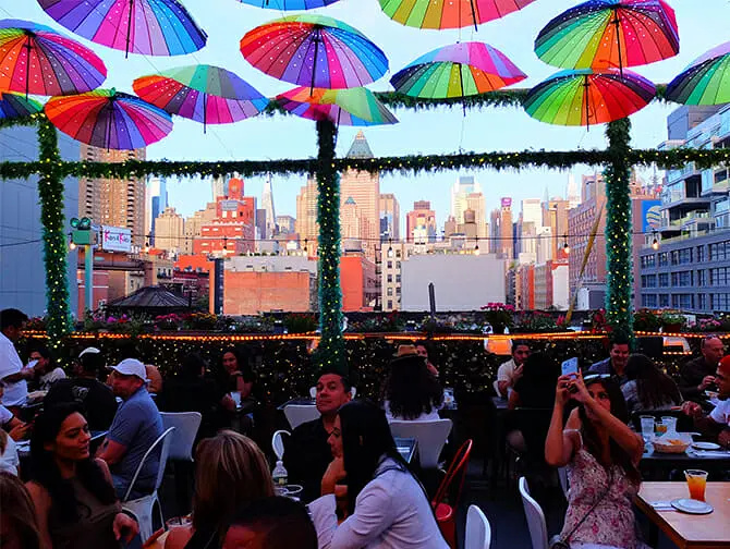 Restaurants &agrave; New York - Vue depuis le Cantina Rooftop