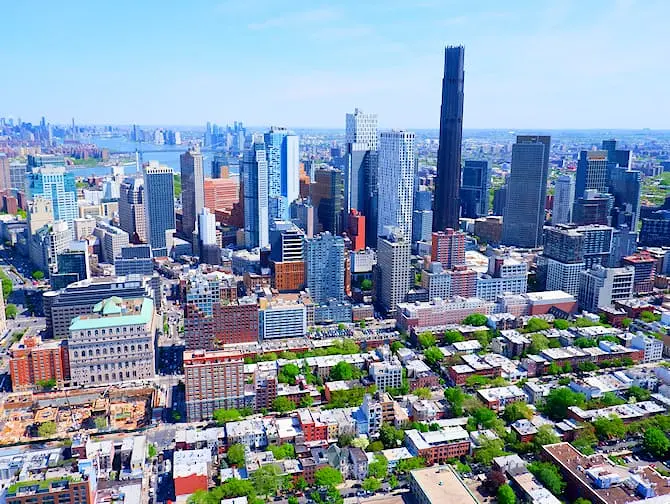 Transfert en hélicoptère entre l'aéroport JFK ou Newark et Manhattan Brooklyn