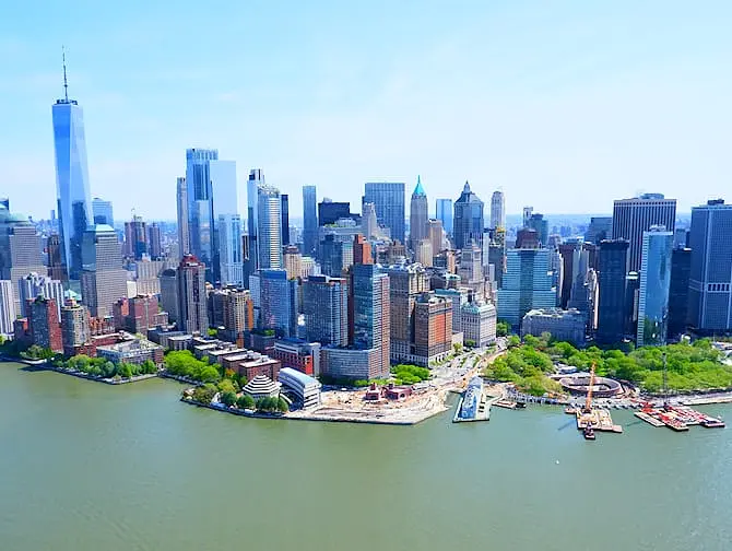 Transfert en hélicoptère entre l'aéroport JFK ou Newark et Manhattan Vol