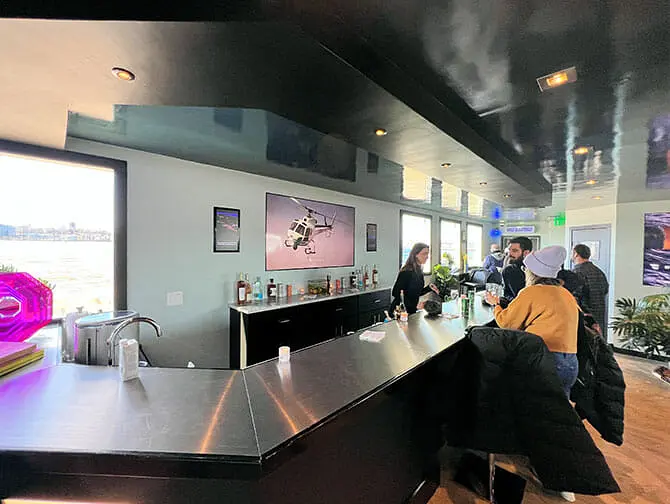 Transfert en hélicoptère entre l'aéroport JFK ou Newark et Manhattan Lounge