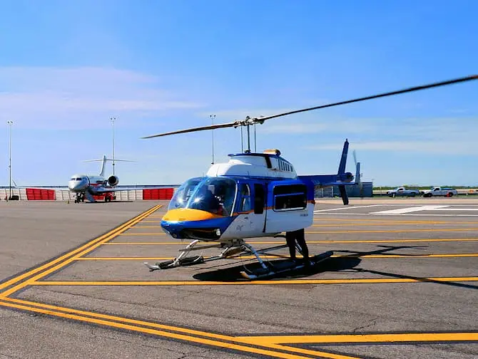 Transfert en hélicoptère entre l'aéroport JFK ou Newark et Manhattan