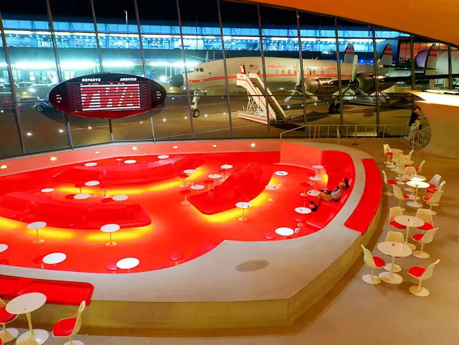 John F. Kennedy International Airport (JFK) - Lobby du TWA Hotel