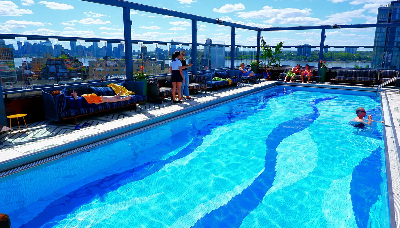 H&ocirc;tels avec piscines &agrave; New York Gansevoort Meatpacking
