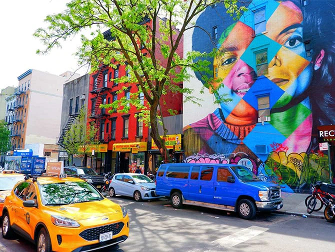 Itin&eacute;raires pi&eacute;tons &agrave; New York - East Village
