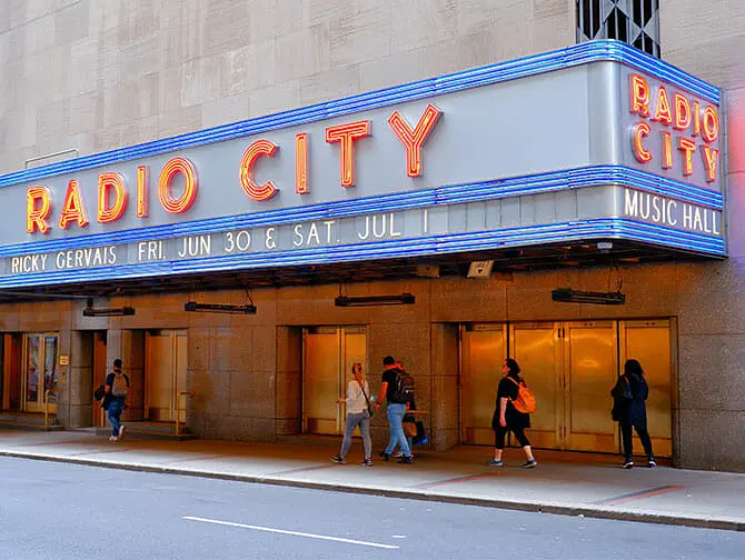 Visite du Rockefeller Center Radio City Music Hall