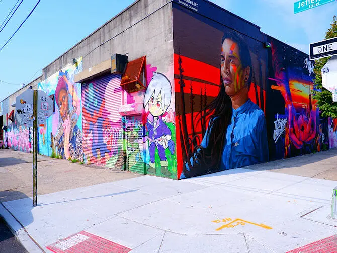Que faire à Bushwick à Brooklyn - Fresque