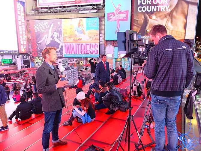 Elections américaines à New York - télévision live