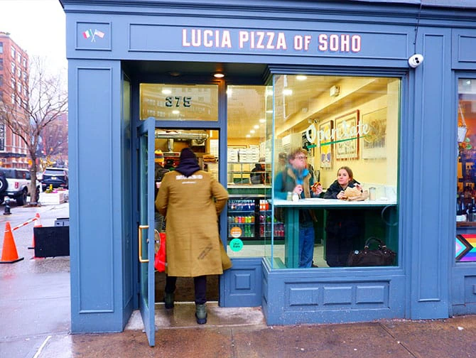 La meilleure pizza de New York - Lucia Pizza of SoHo