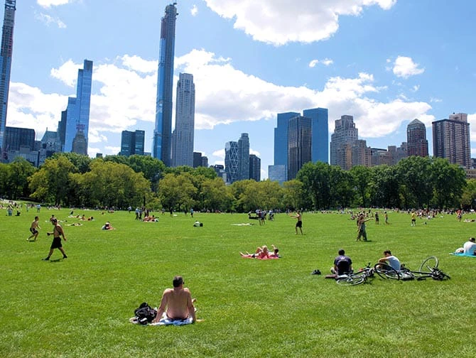 Visite &agrave; v&eacute;lo en fran&ccedil;ais &agrave; New York - Central Park