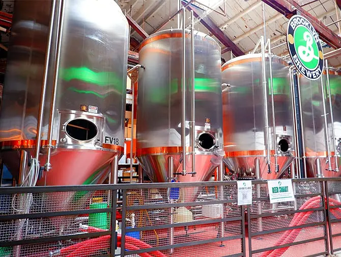 Les meilleures brasseries de New York - Intérieur Brooklyn Brewery