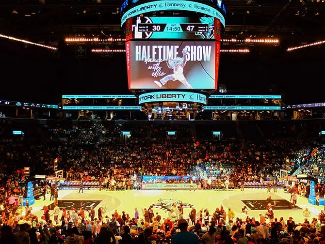 Barclays Center à Brooklyn - New York Liberty