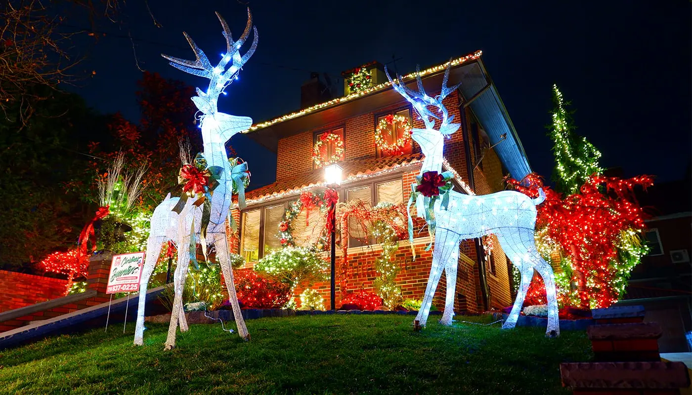 Visite Dyker Heights Christmas Lights à New York - Maison décorée