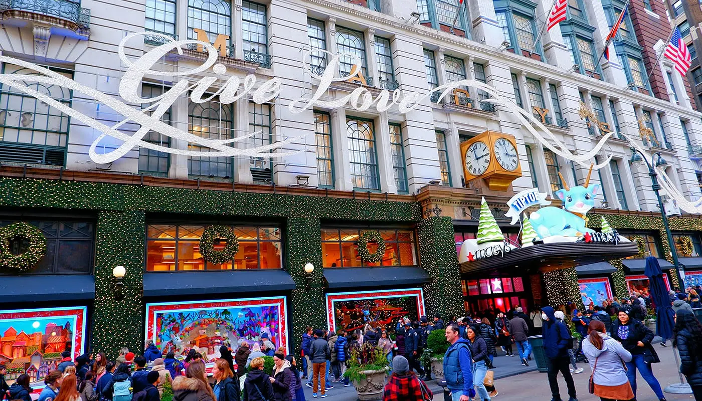 Visiter New York à Noël : Itinéraire - Macys