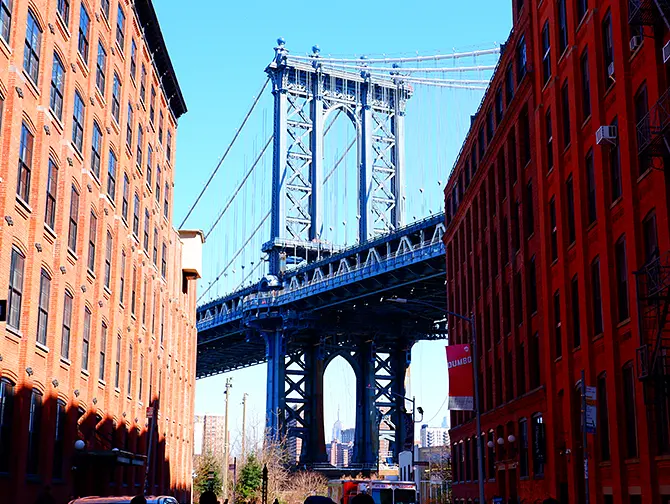 Brooklyn à New York - Washington Street à DUMBO