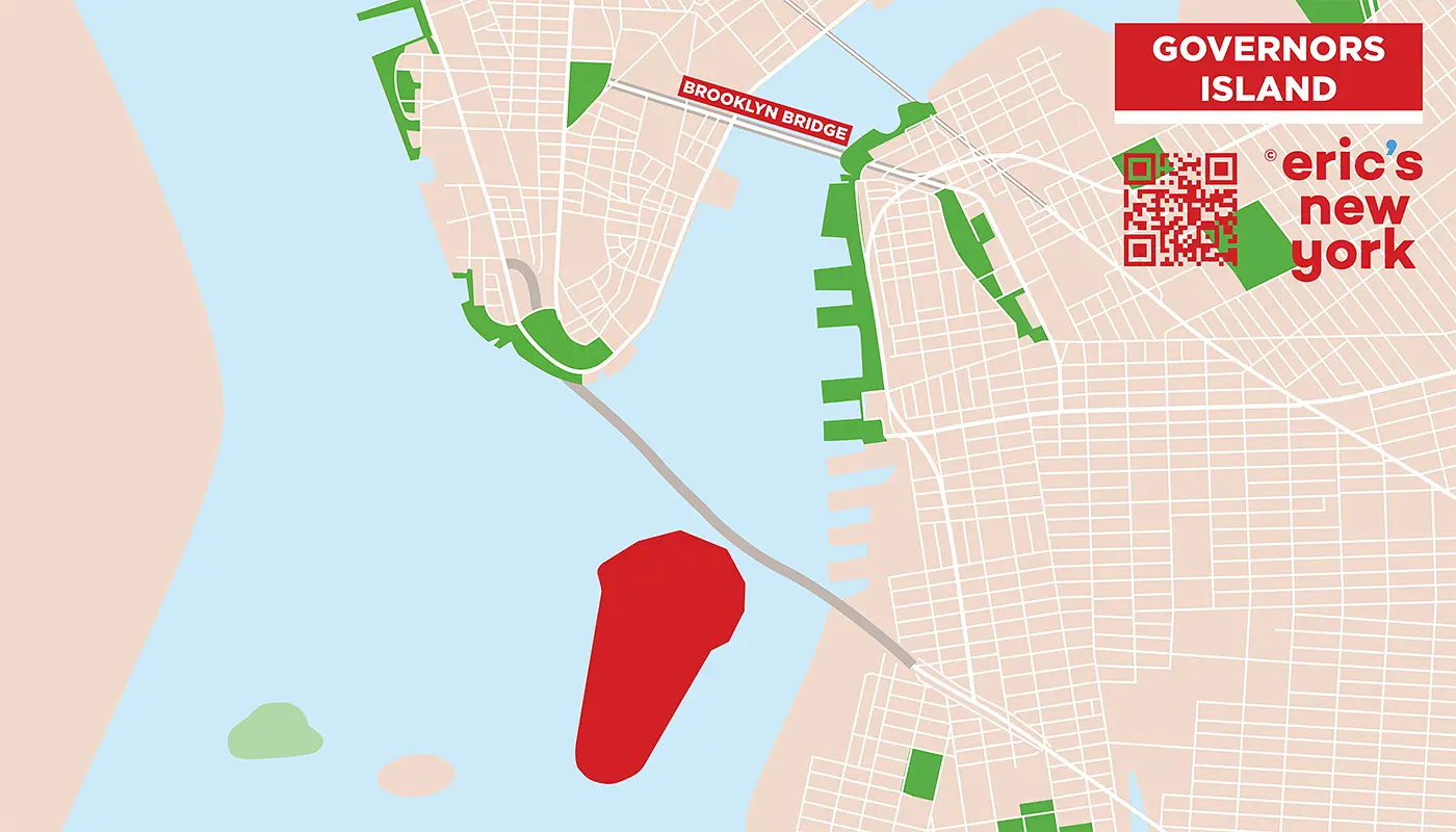 Governors Island à New York - Plan gratuit