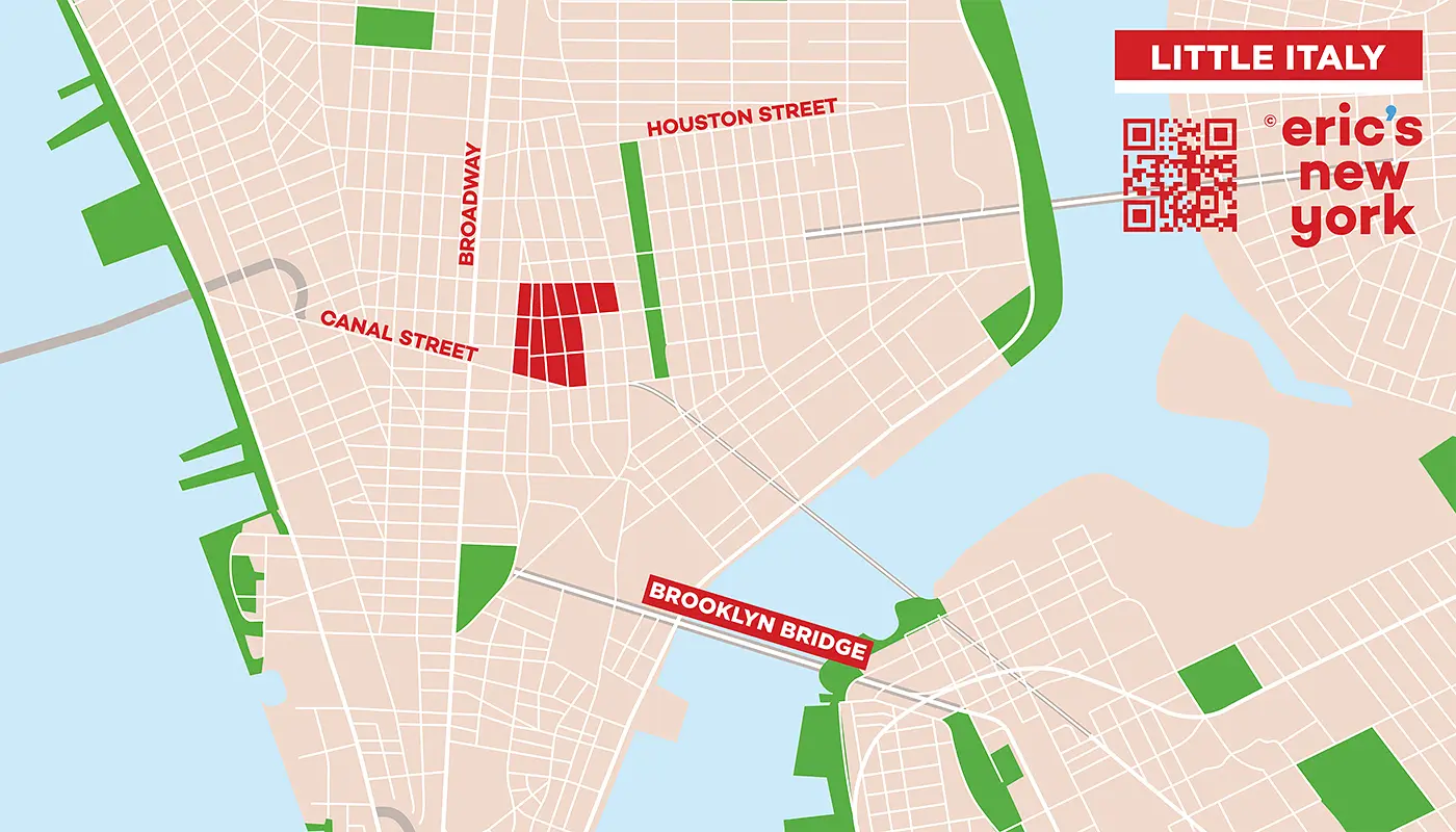 Little Italy à New York - Plan gratuit