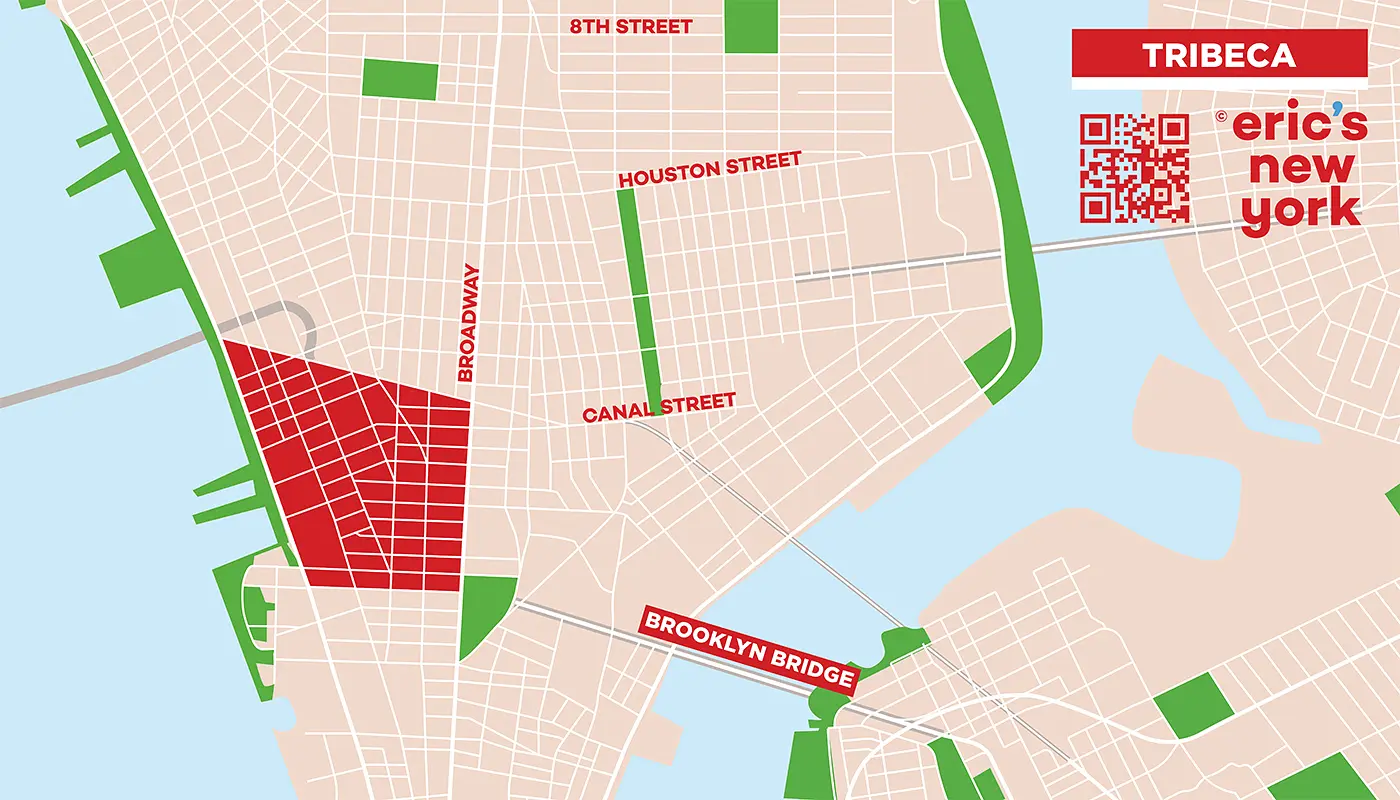 TriBeCa à New York - Plan gratuit