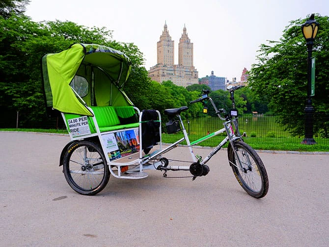 Visite de Central Park en pédicab - Visite de Central Park