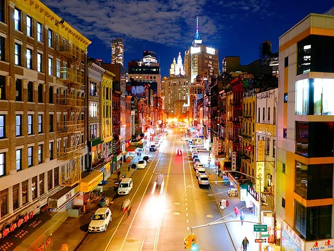 Prendre des photos à New York -Chinatown