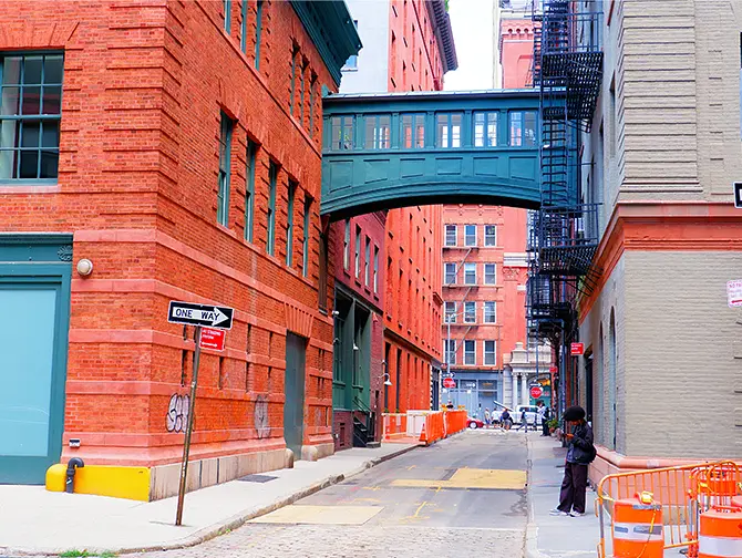 Itinéraires piétons à New York - Visite de TriBeCa