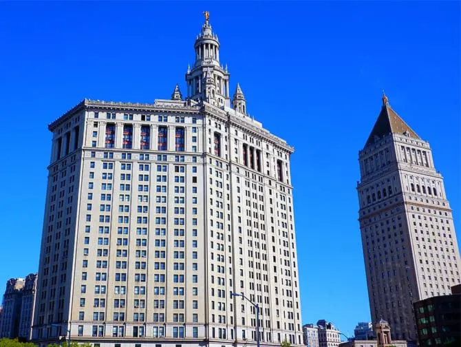 Observatoire gratuit du Municipal Building à New York