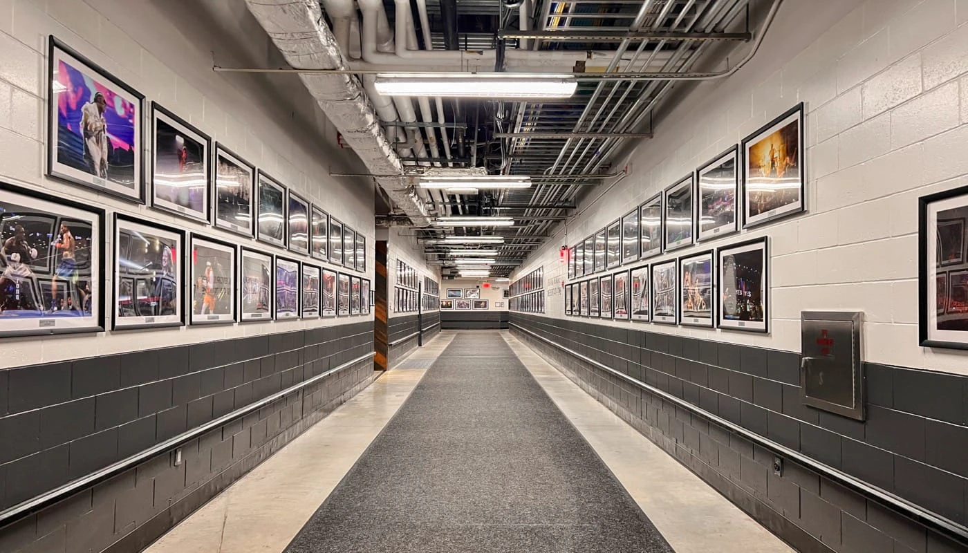 Visite du Barclays Center - Dans les coulisses