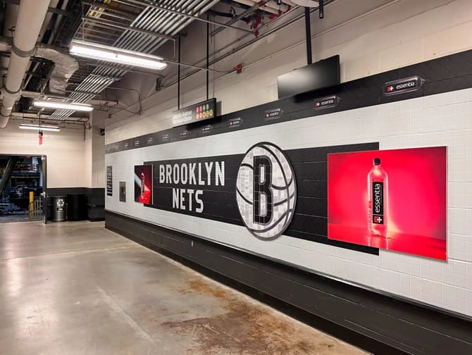 Visite du Barclays Center - Accueil des Brooklyn Nets