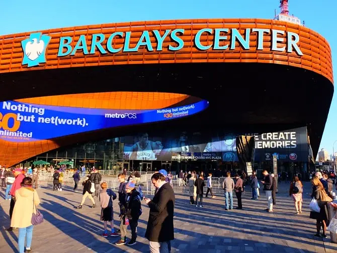 Visite du Barclays Center