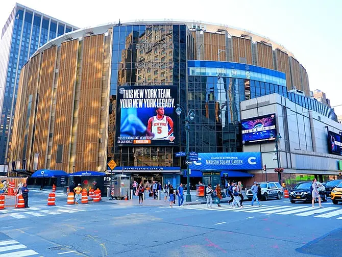Visite du Madison Square Garden
