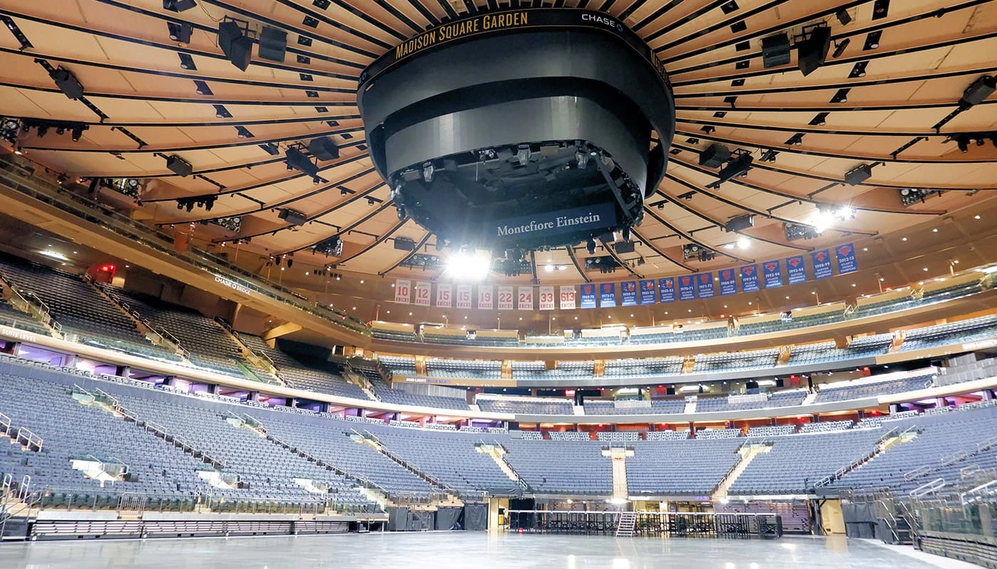 Visite des stades &agrave; New York - Visite du Madison Square Garden