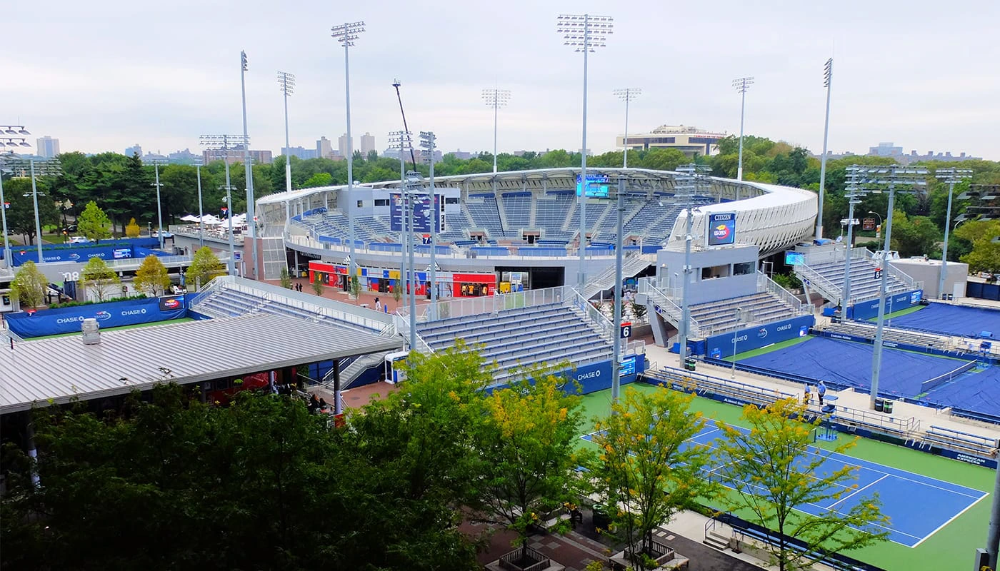 Visite du stade de l'US Open - Un aperçu des coulisses